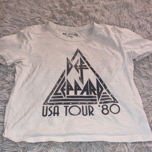 beige graphic design tee